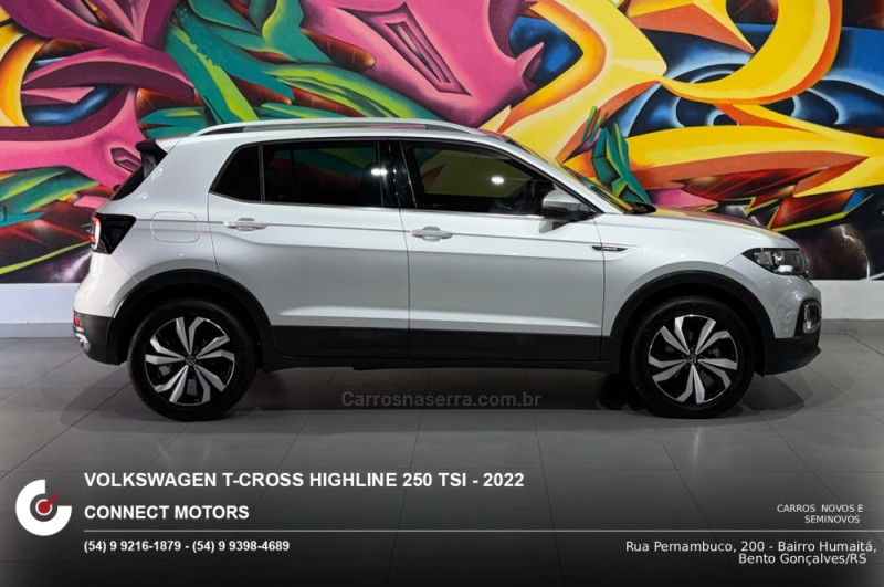 T-CROSS 1.4 HIGHLINE TSI 16V FLEX 4P AUTOMÁTICO - 2022 - BENTO GONçALVES
