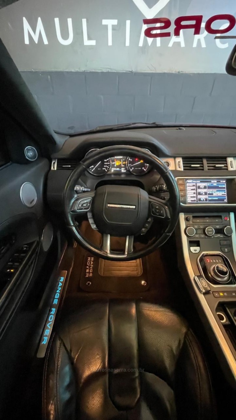 RANGE ROVER EVOQUE 2.0 DYNAMIC TECH 4WD 16V GASOLINA 4P AUTOMÁTICO - 2013 - CAXIAS DO SUL