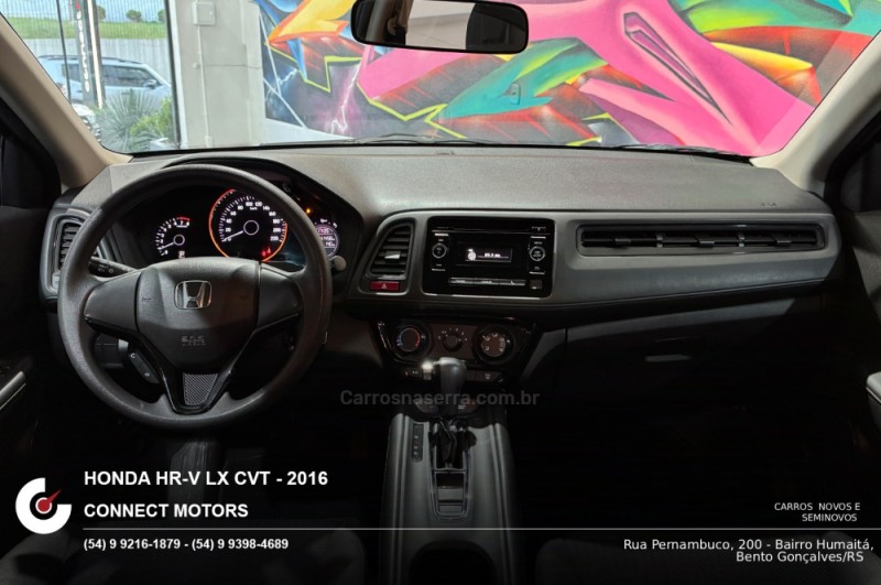 HR-V 1.8 16V FLEX LX 4P AUTOMÁTICO - 2016 - BENTO GONçALVES