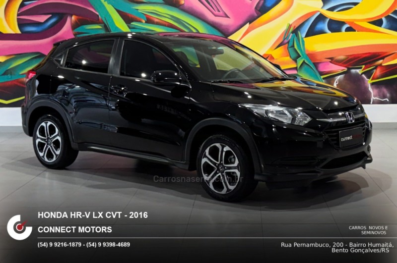 hr v 1.8 16v flex lx 4p automatico 2016 bento goncalves