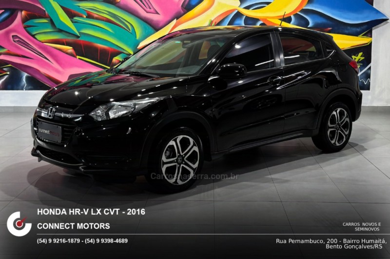 HR-V 1.8 16V FLEX LX 4P AUTOMÁTICO - 2016 - BENTO GONçALVES