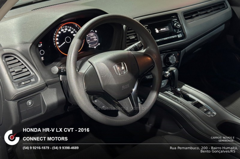 HR-V 1.8 16V FLEX LX 4P AUTOMÁTICO - 2016 - BENTO GONçALVES