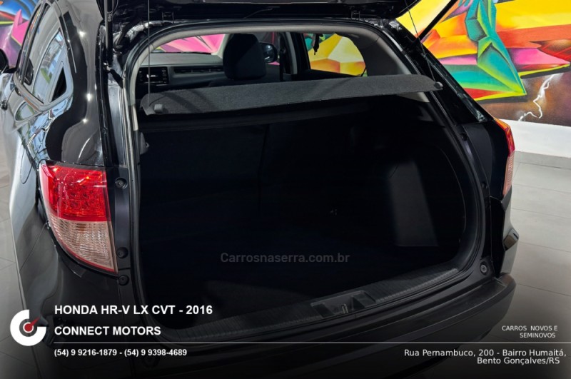 HR-V 1.8 16V FLEX LX 4P AUTOMÁTICO - 2016 - BENTO GONçALVES