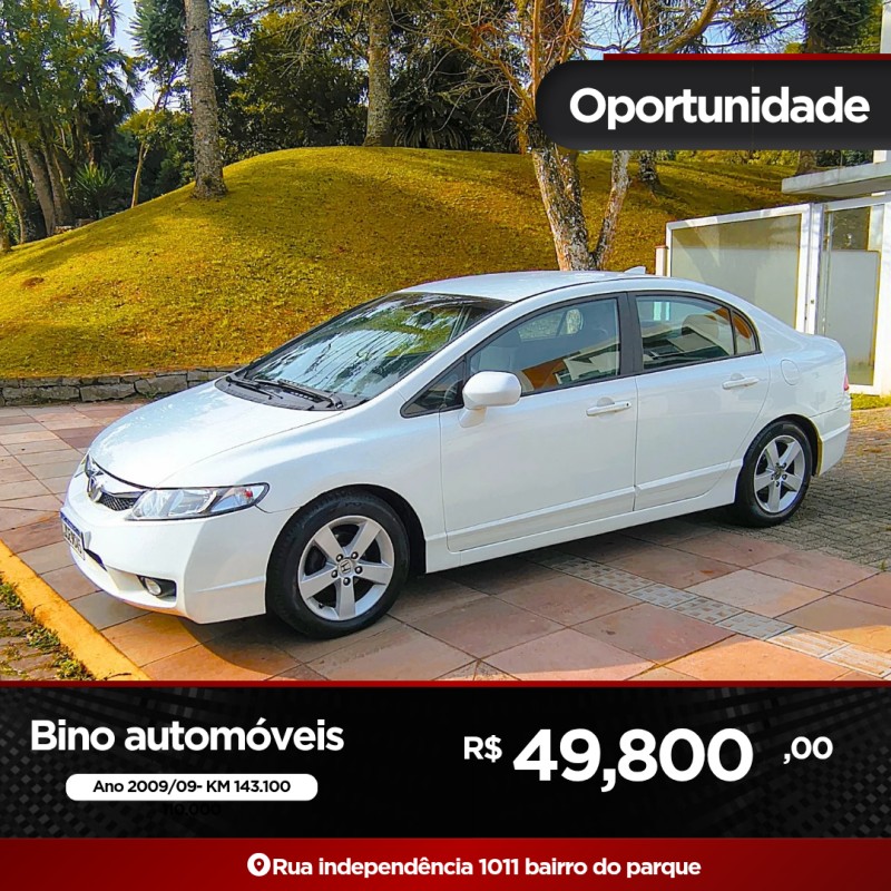 civic 1.8 exs 16v gasolina 4p automatico 2009 farroupilha