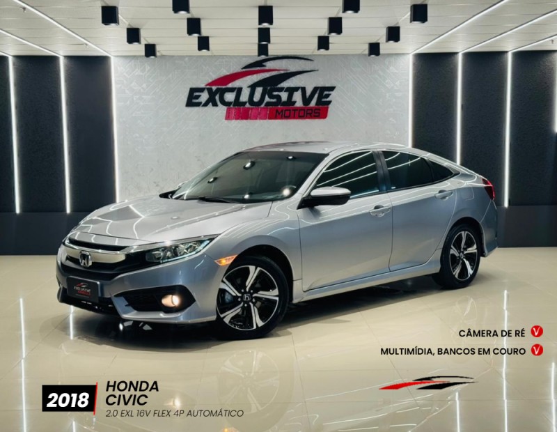 civic 2.0 exl 16v flex 4p automatico 2018 caxias do sul