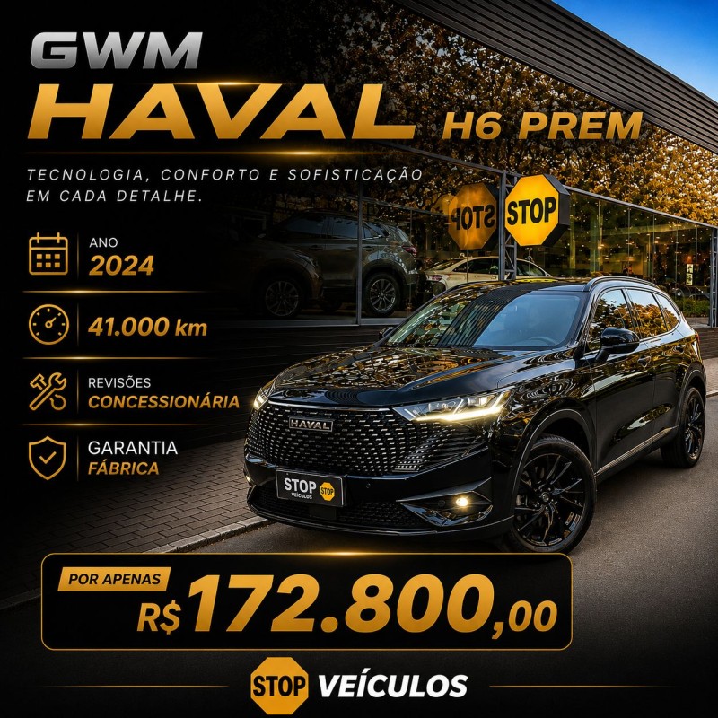 haval 1.5 h6 hev premium e traction hibrido 4p automatico 2024 dois irmaos
