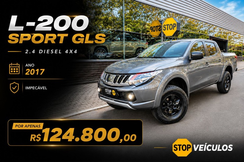 l200 triton 2.4 16v turbo diesel sport gls cd 4p 4x4 manual 2017 dois irmaos