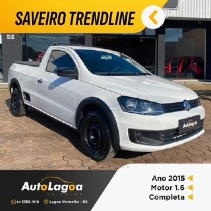 saveiro 1.6 mi trendline ce 8v flex 2p manual 2015 lagoa vermelha