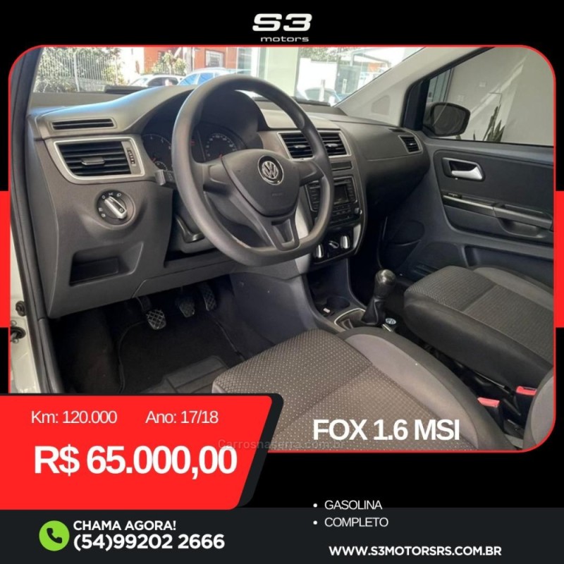 FOX 1.6 MSI TRENDLINE 8V FLEX 4P MANUAL - 2018 - CAXIAS DO SUL