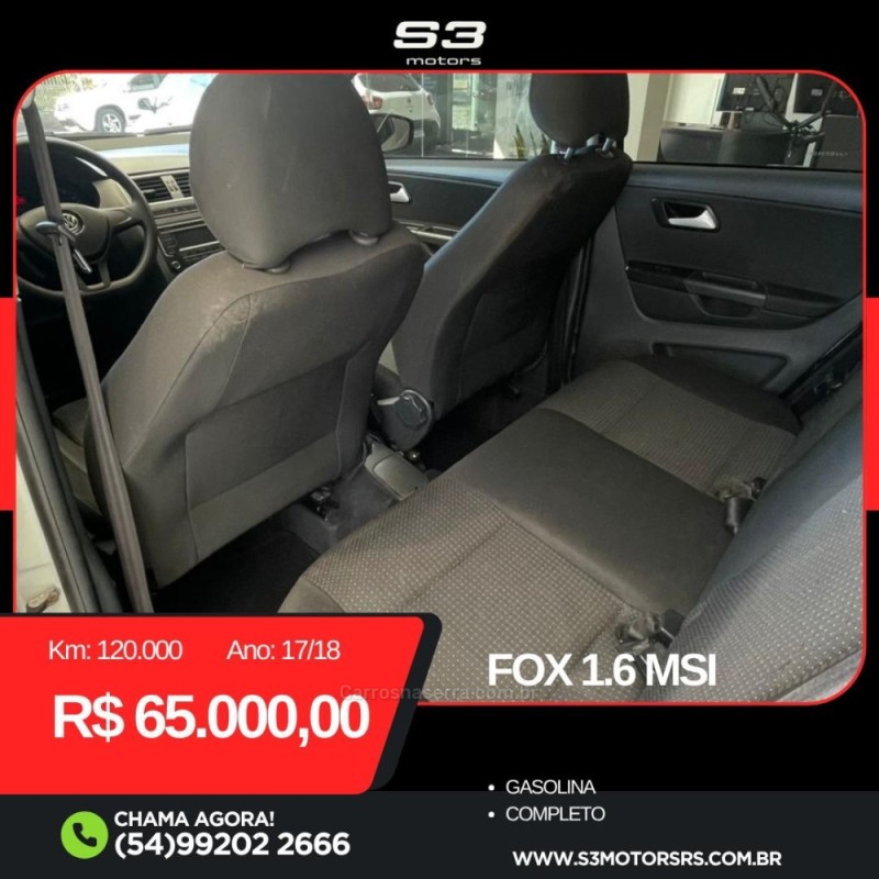 FOX 1.6 MSI TRENDLINE 8V FLEX 4P MANUAL - 2018 - CAXIAS DO SUL
