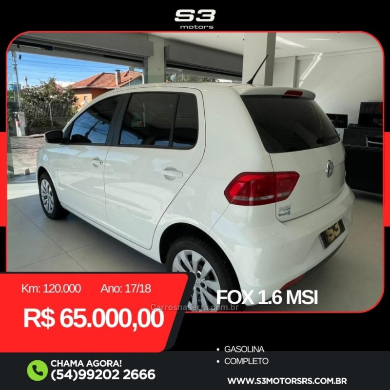 FOX 1.6 MSI TRENDLINE 8V FLEX 4P MANUAL - 2018 - CAXIAS DO SUL