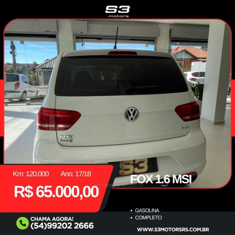 FOX 1.6 MSI TRENDLINE 8V FLEX 4P MANUAL - 2018 - CAXIAS DO SUL