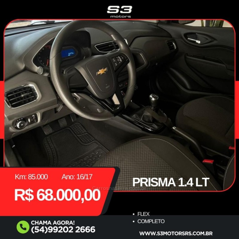PRISMA 1.4 MPFI LT 8V FLEX 4P MANUAL - 2017 - CAXIAS DO SUL