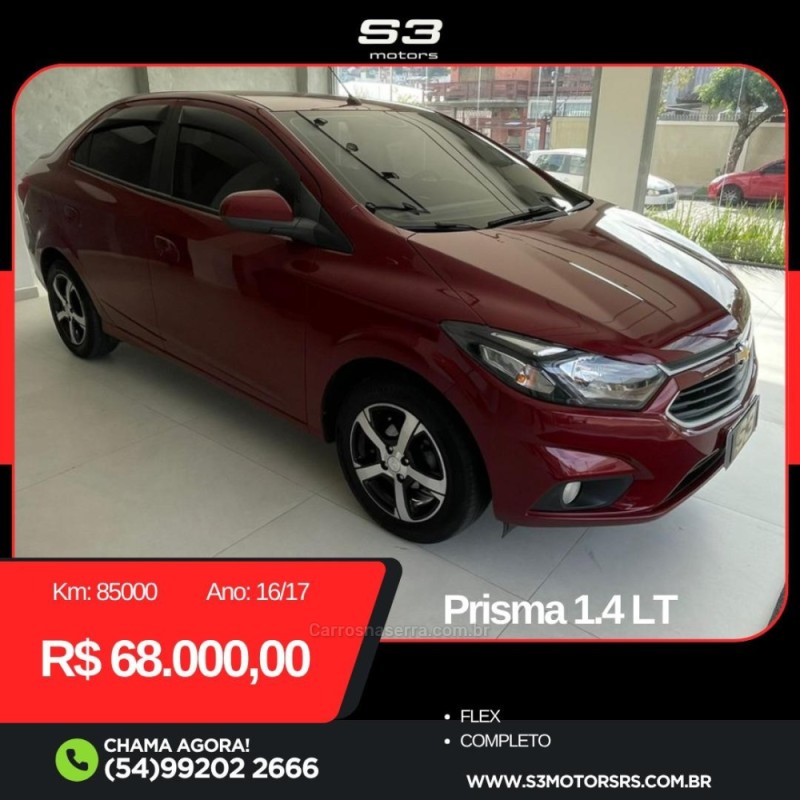 prisma 1.4 mpfi lt 8v flex 4p manual 2017 caxias do sul
