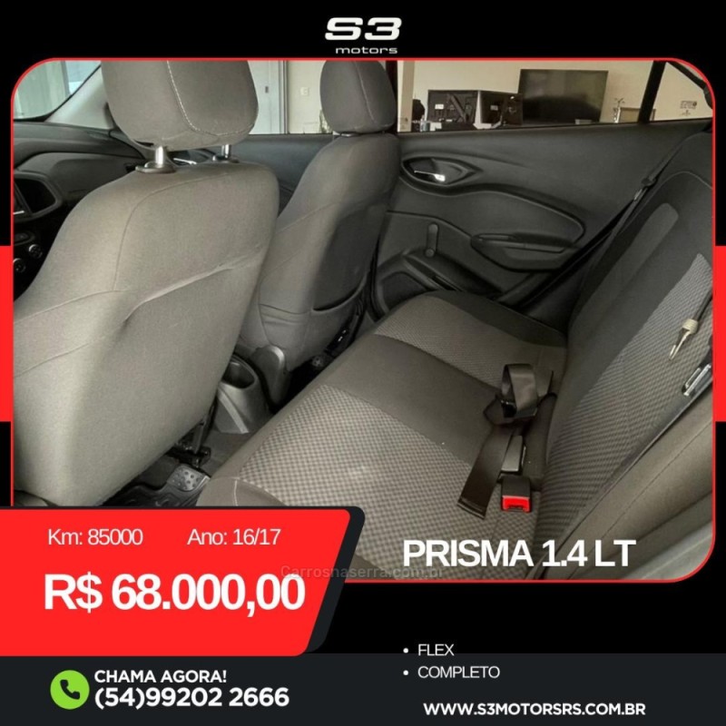 PRISMA 1.4 MPFI LT 8V FLEX 4P MANUAL - 2017 - CAXIAS DO SUL