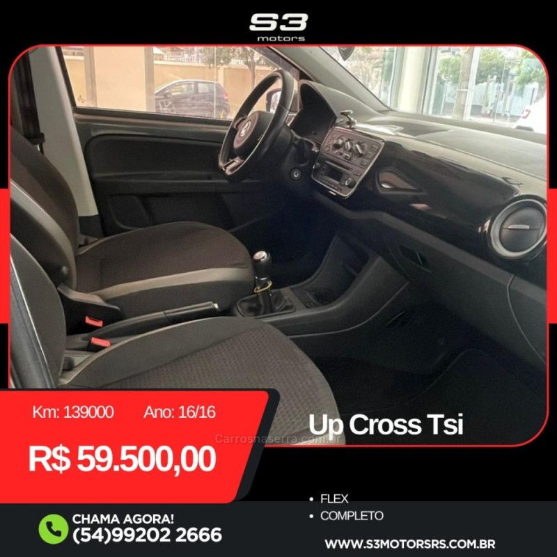 UP 1.0 TSI CROSS 12V FLEX 4P MANUAL - 2016 - CAXIAS DO SUL