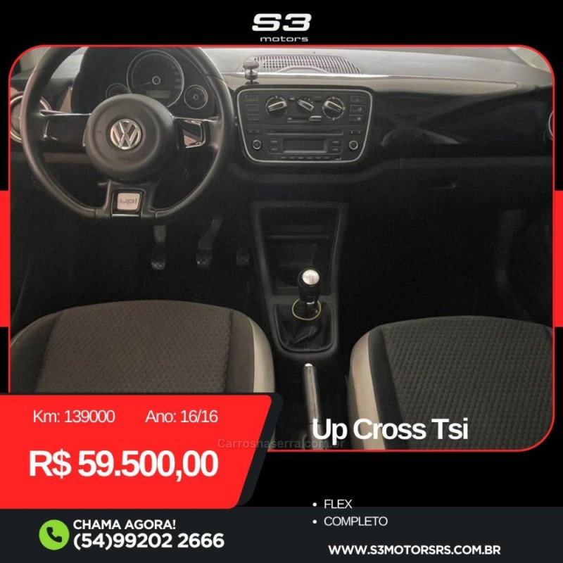 UP 1.0 TSI CROSS 12V FLEX 4P MANUAL - 2016 - CAXIAS DO SUL