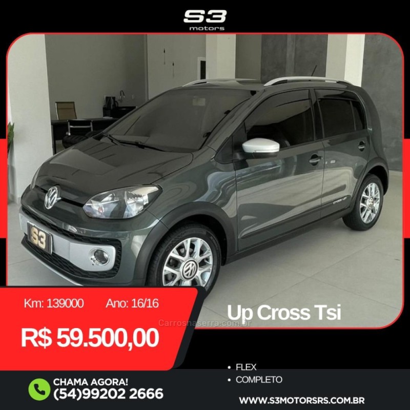UP 1.0 TSI CROSS 12V FLEX 4P MANUAL - 2016 - CAXIAS DO SUL