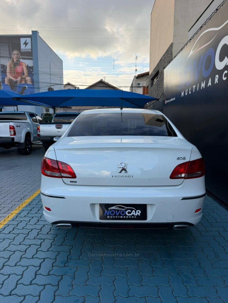 408 1.6 GRIFFE 16V TURBO GASOLINA 4P AUTOMÁTICO - 2015 - ESTâNCIA VELHA