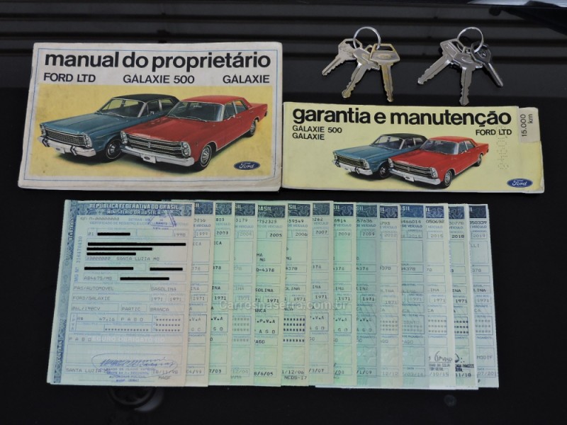 GALAXIE 500 GASOLINA 4P MANUAL - 1971 - SãO MARCOS