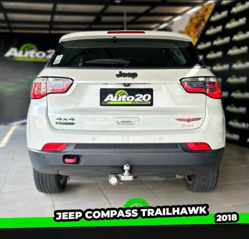 COMPASS 2.0 TRAILHAWK TD350 TURBO DIESEL 4X4 4P AUTOMÁTICO - 2018 - TAQUARA