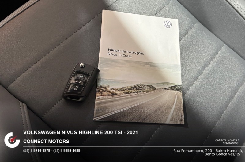 NIVUS 1.0 TSI HIGHLINE FLEX 4P AUTOMÁTICO - 2021 - BENTO GONçALVES