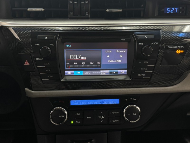 COROLLA 2.0 XEI 16V FLEX 4P AUTOMÁTICO - 2015 - CARLOS BARBOSA