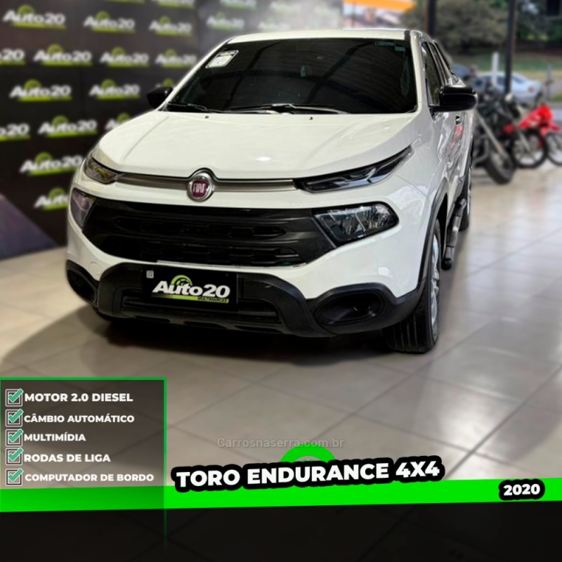 toro 2.0 16v endurance turbo diesel 4p automatico 2020 taquara