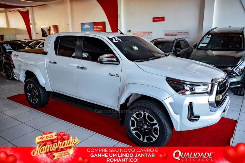 hilux 2.8 srx plus 4x4 cd turbo diesel 4p automatico 2024 santa cruz do sul