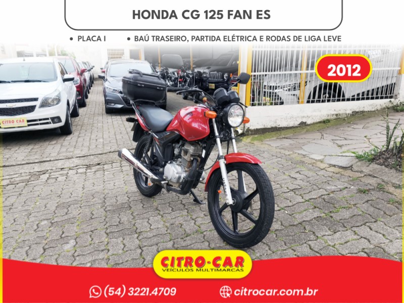 cg 125 fan es 2012 caxias do sul