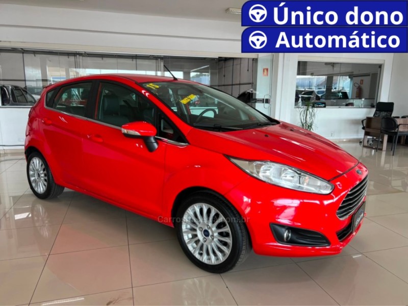 fiesta 1.6 titanium hatch 16v flex 4p automatico 2015 taquara