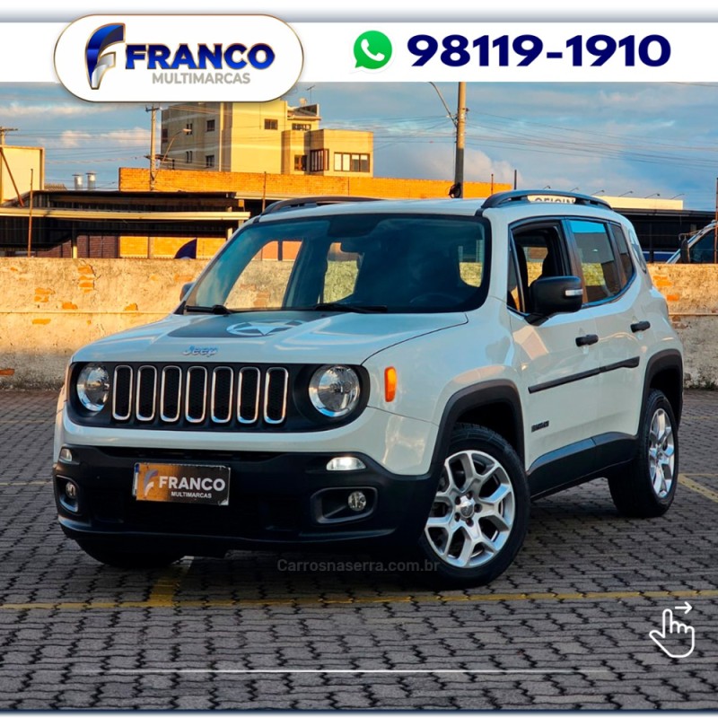 renegade 1.8 16v flex sport 4p automatico 2018 vacaria