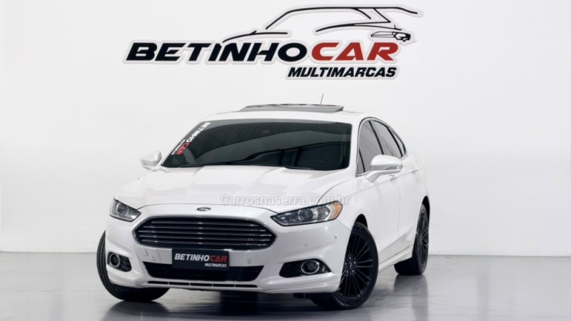 FUSION 2.0 TITANIUM GTDI ECOBOOST AWD AUTOMÁTICO - 2015 - ESTâNCIA VELHA
