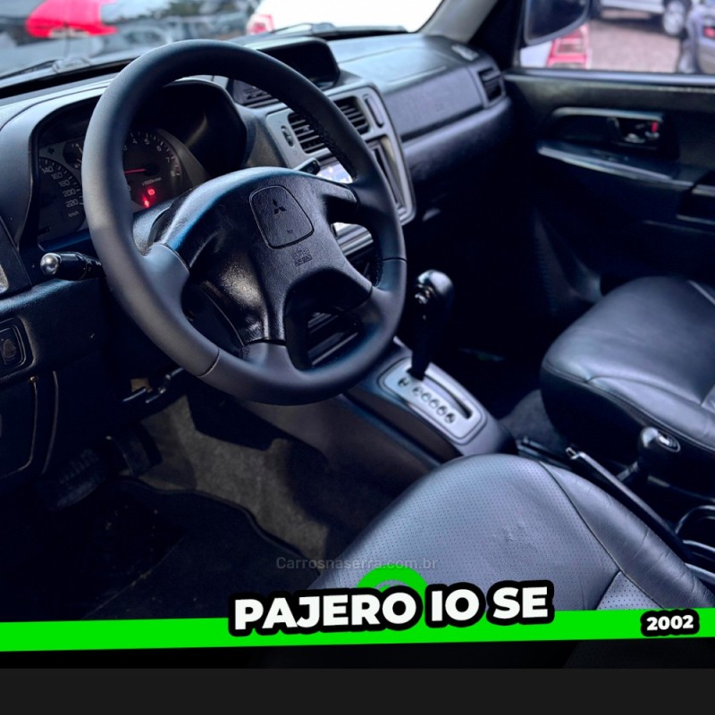 PAJERO IO 1.8 SE 4X4 16V GASOLINA 4P AUTOMÁTICO - 2002 - TAQUARA