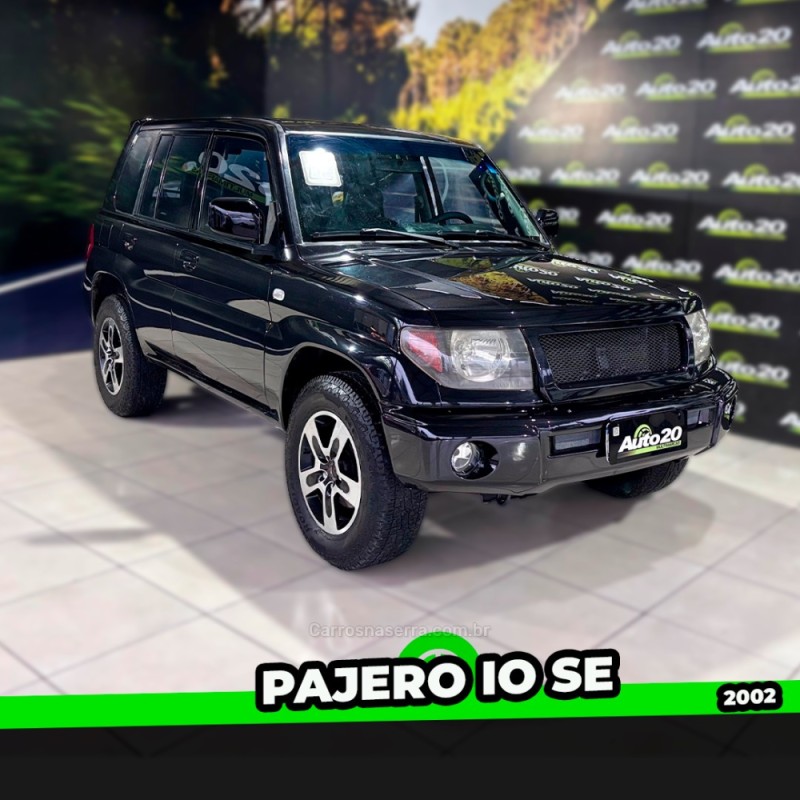 PAJERO IO 1.8 SE 4X4 16V GASOLINA 4P AUTOMÁTICO - 2002 - TAQUARA