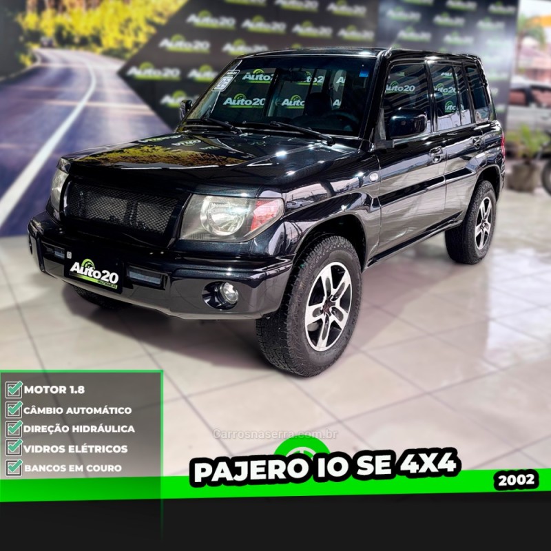 pajero io 1.8 se 4x4 16v gasolina 4p automatico 2002 taquara