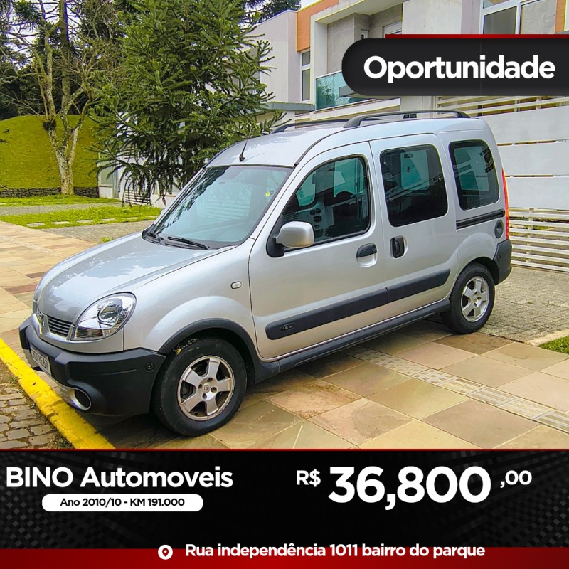 kangoo 1.6 express 16v flex 4p manual 2010 farroupilha