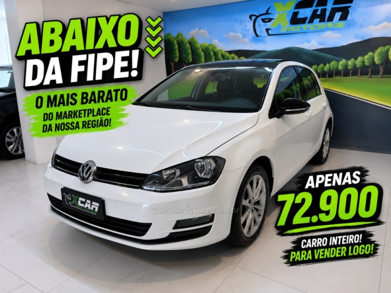 golf 1.4 tsi comfortline 16v gasolina 4p automatico 2015 bento goncalves