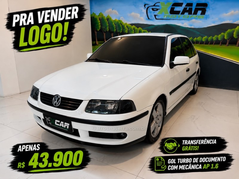 gol 1.0 mi 16v turbo gasolina 4p manual g.iii 2001 bento goncalves