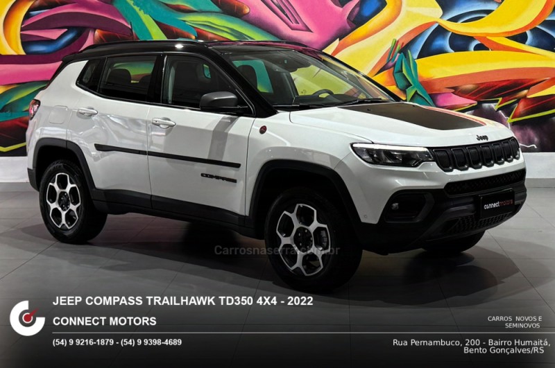 compass 2.0 16v diesel trailhawk 4x4 automatico 2022 bento goncalves
