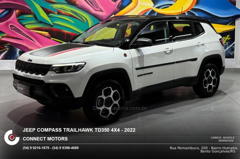 COMPASS 2.0 16V DIESEL TRAILHAWK 4X4 AUTOMÁTICO - 2022 - BENTO GONçALVES