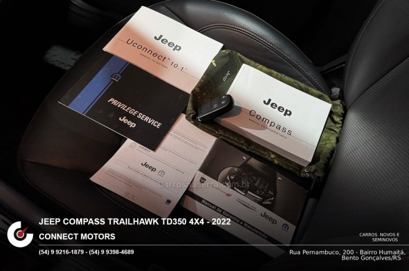 COMPASS 2.0 16V DIESEL TRAILHAWK 4X4 AUTOMÁTICO - 2022 - BENTO GONçALVES