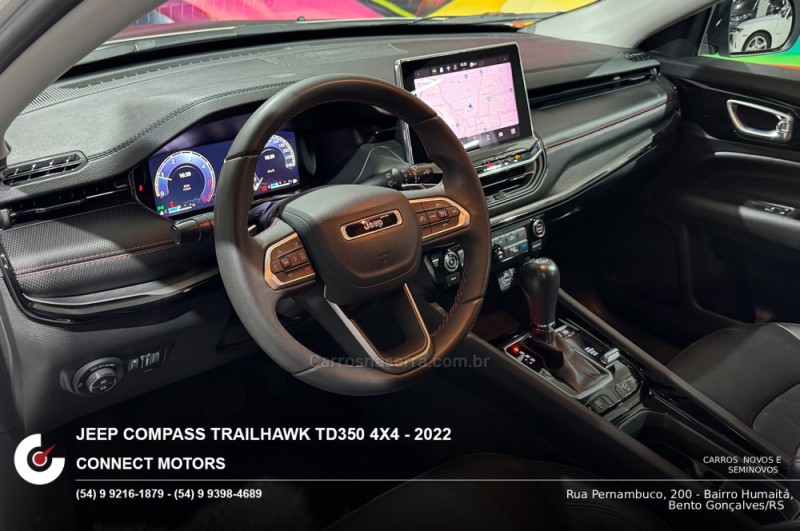 COMPASS 2.0 16V DIESEL TRAILHAWK 4X4 AUTOMÁTICO - 2022 - BENTO GONçALVES