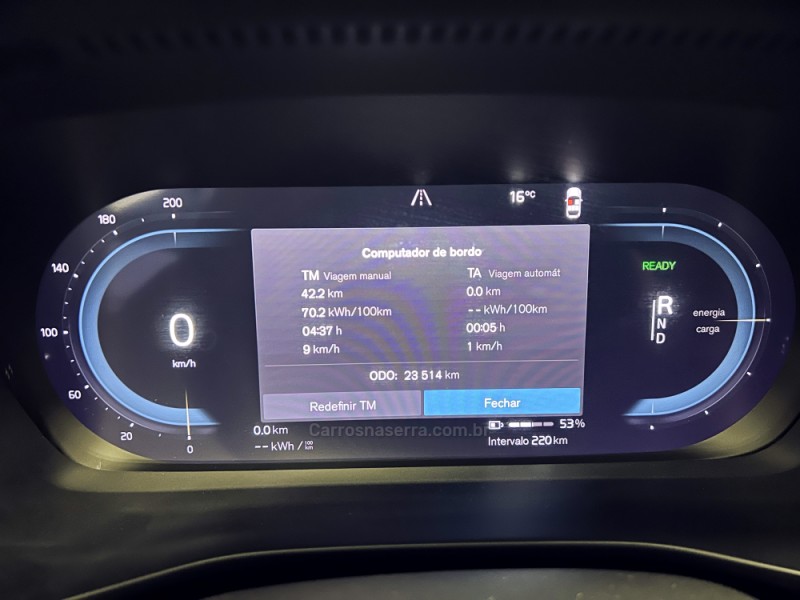 XC 40 P6 RECHARGE ELETRIC PLUS 4P AUTOMÁTICO - 2024 - FLORES DA CUNHA