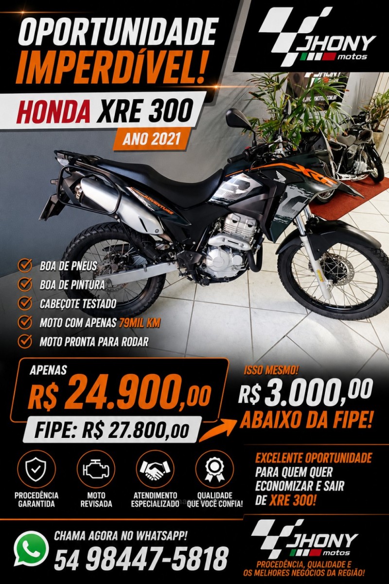 xre 300 abs 2021 caxias do sul
