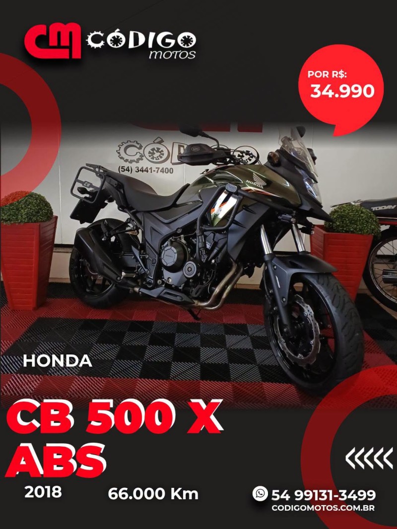cb 500 x abs 2018 veranopolis