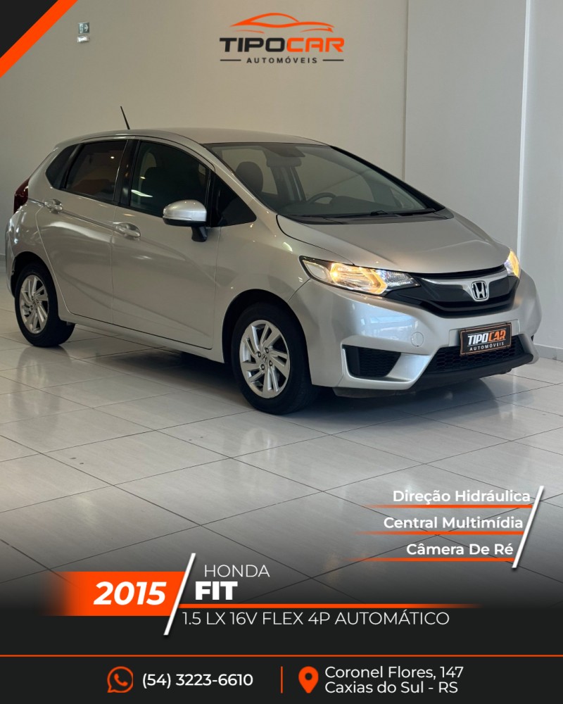 fit 1.5 lx 16v flex 4p automatico 2015 caxias do sul