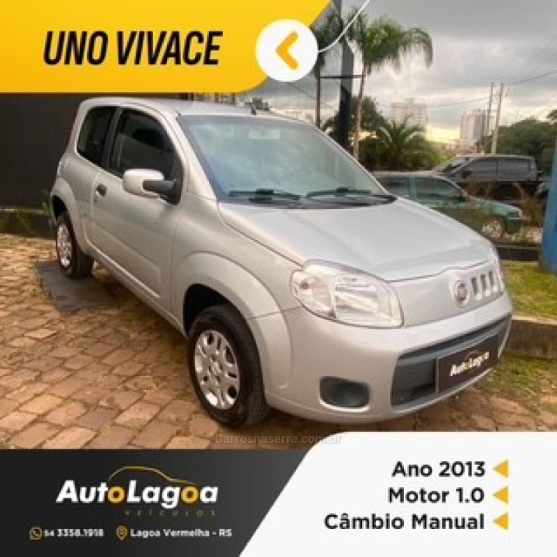 uno 1.0 vivace 8v flex 2p manual 2013 lagoa vermelha