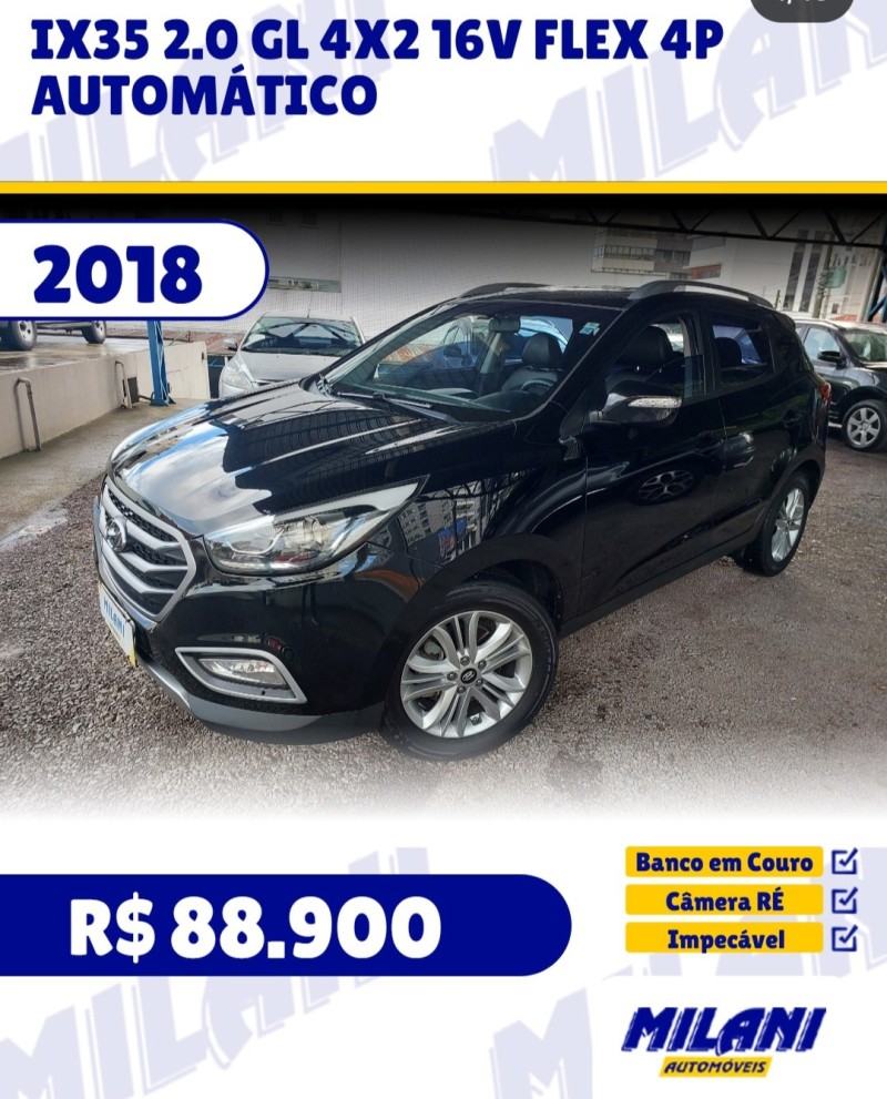 ix35 2.0 gl 4x2 16v flex 4p automatico 2018 bento goncalves