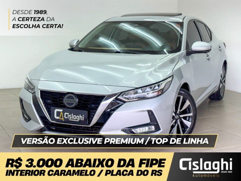 sentra 2.0 exclusive 16v gasolina 4p automatico 2023 carlos barbosa